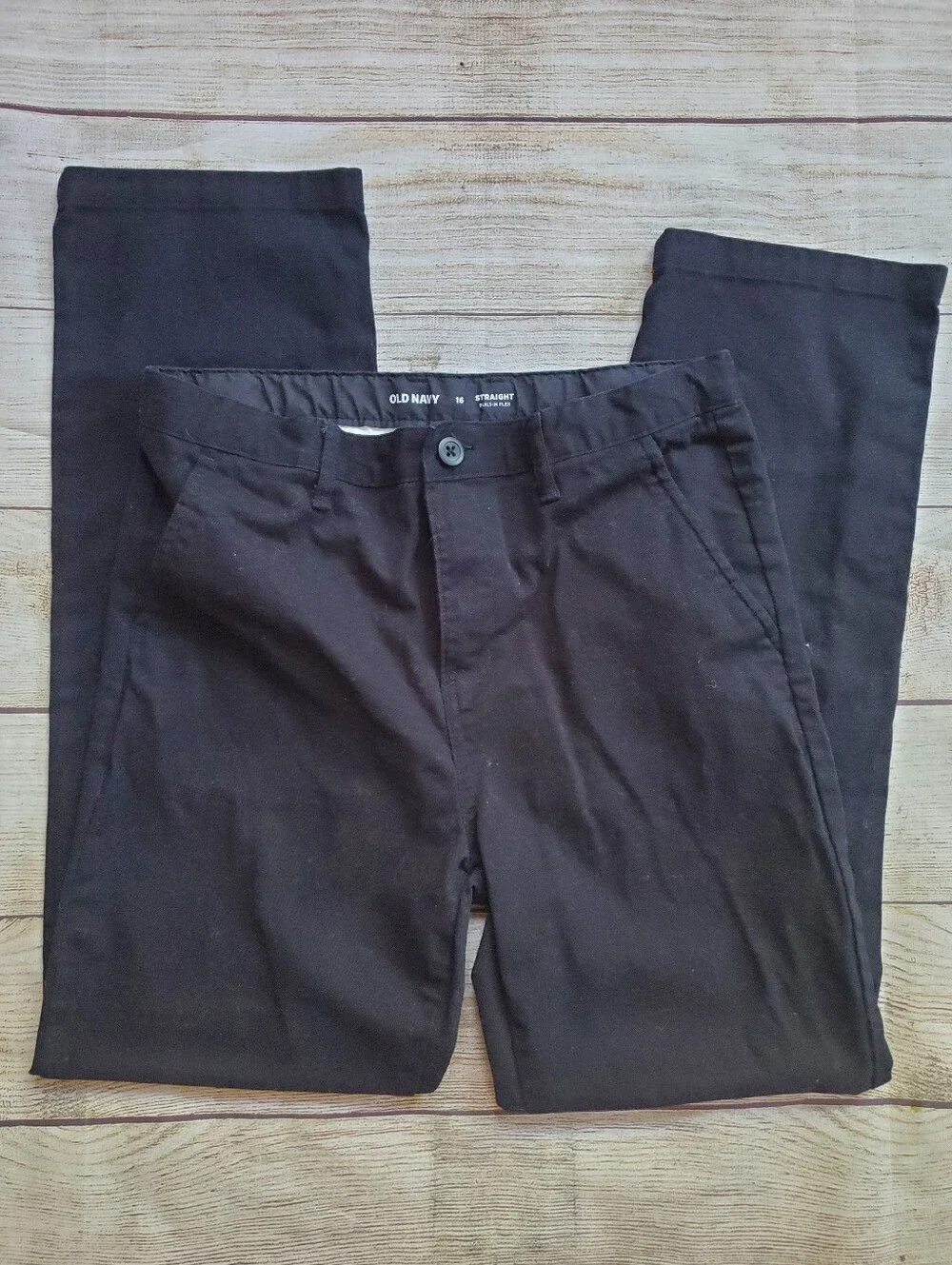 5/$20🌟Old Navy Black Straight Fit Chinos